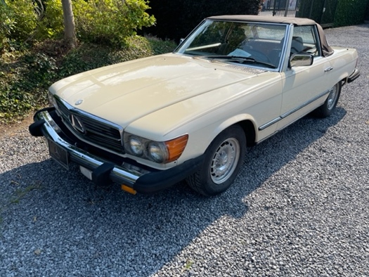 1985 Mercedes 380SL R 107 Roadster  oldtimer te koop