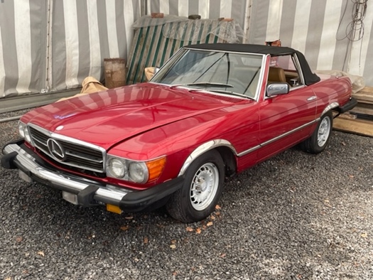 1985 Mercedes 380 sl r107 , Project ! oldtimer te koop