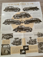 folder Oldsmobile 6-8  1935 oldtimer te koop