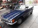 1973 Mercedes 450SL W107 73 blue oldtimer te koop