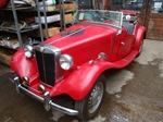 1953 MG TD red 27236 oldtimer te koop