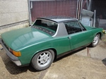 1970 Porsche 914 70 green oldtimer te koop