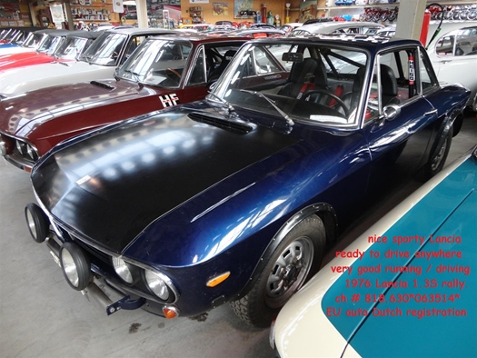 1976 Lancia Fulvia 1.3S blue oldtimer te koop