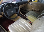 1985 Mercedes 380SL W107 Roadster red oldtimer te koop