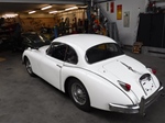 1958 Jaguar XK 150 Coupe white oldtimer te koop