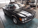 1973 Mercedes 450SL W107  73 black oldtimer te koop