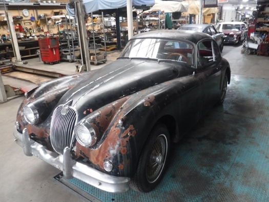1959 Jaguar XK 150 Coupe Black to restore oldtimer te koop