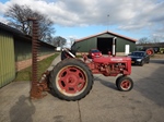 1948 International Farmall C with IHC mower oldtimer te koop