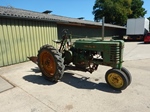 1946 John Deere H Electric start and mounted plow oldtimer te koop