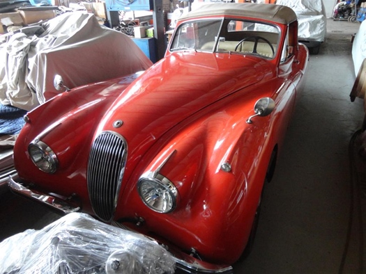 1954 Jaguar XK 120 DHC oldtimer te koop