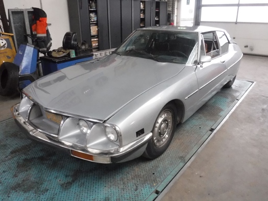 1973 Citroën SM silver to restore oldtimer te koop