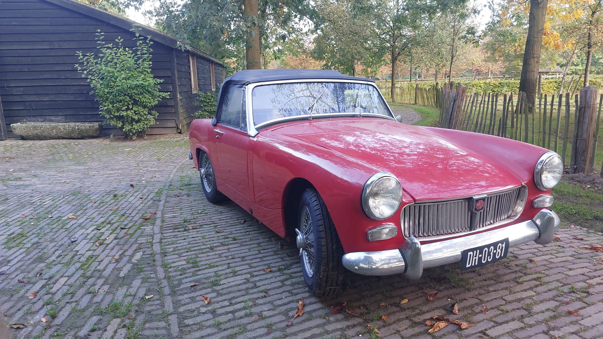 1966 MG midget oldtimer te koop