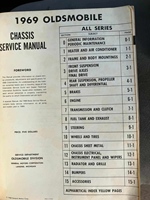 Service manual 1969 OLDSMOBILE oldtimer te koop