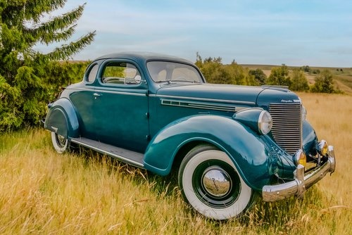 1938 Chrysler Royal  5 window club coupe  oldtimer te koop