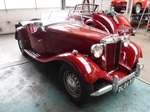 1952 MG TD red oldtimer te koop