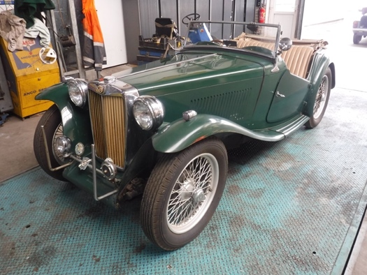 1949 MG TC green nr. 6550 oldtimer te koop