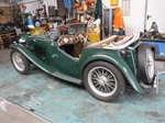 1949 MG TC green nr. 6550 oldtimer te koop