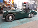 1957 Triumph TR3A groen nr. 11928 oldtimer te koop