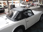 1963 Triumph TR4 white no. 21045 oldtimer te koop