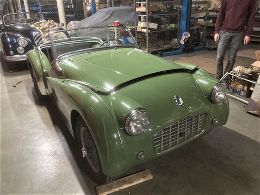 1957 Triumph TR3 small mouth  no. 18172 oldtimer te koop