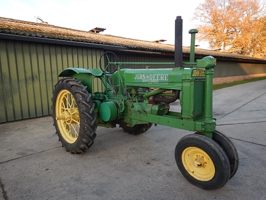 1938 John Deere A Unstyled, round spoke rears, fenders oldtimer te koop