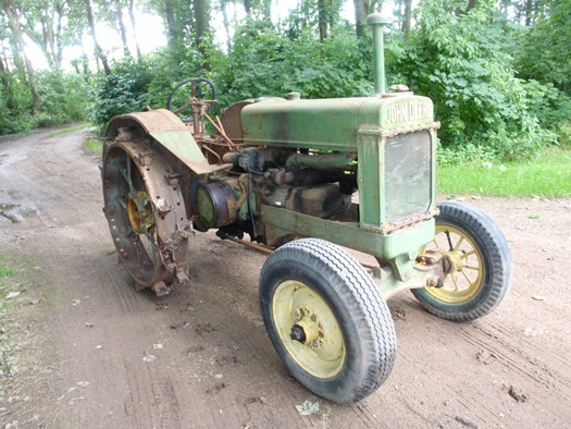 1937 John Deere BR Unstyled, steel rears. oldtimer te koop