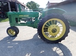 1941 John Deere B Styled, WW2 tractor on round spoke rears oldtimer te koop