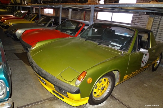 1973 Porsche 914 mosgroen oldtimer te koop