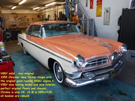 1955 Chrysler New Yorker oldtimer te koop