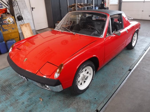 1971 Porsche 914 red  4171 oldtimer te koop