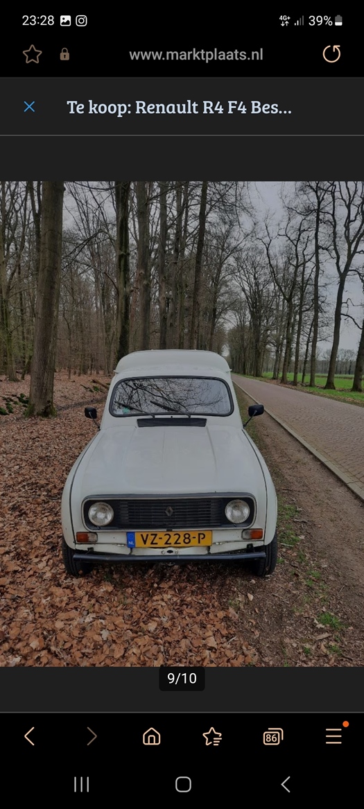 1984 Renault R4 F4 oldtimer te koop