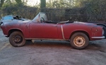 1958 Fiat 1200 TV to restore red oldtimer te koop