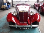 1952 MG TD red oldtimer te koop