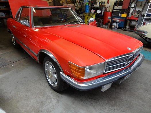 1972 Mercedes 350 SL W107 nr. 7200 oldtimer te koop