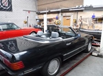 1988 Mercedes 560SL black 88 oldtimer te koop