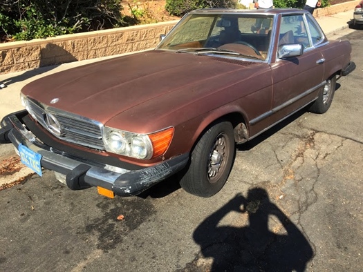 1977 Mercedes 450SL W107 77 oldtimer te koop