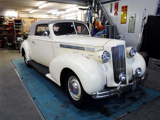 1939 Packard 120 convertible -  Creme vooroorlogse oldtimer te koop