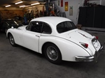 1958 Jaguar XK 150 Coupe white oldtimer te koop