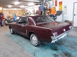 1965 Ford Mustang A code donkerrood oldtimer te koop