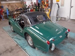 1960 Triumph TR3 small mouth green oldtimer te koop