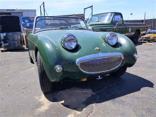 1960 Austin-Healey Frogeye Sprite green oldtimer te koop