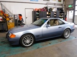 1992 Mercedes 500SL blue no. 59127 oldtimer te koop