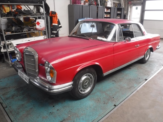 1965 Mercedes 250SE Coupe no. 85252 oldtimer te koop