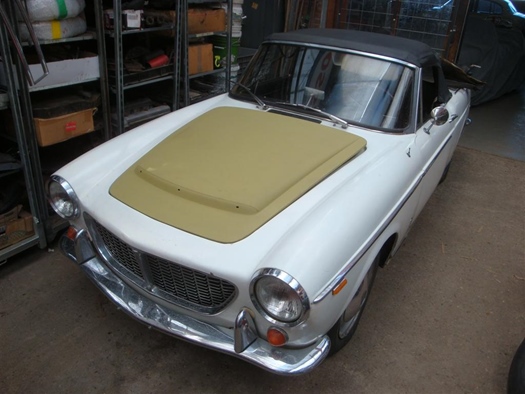 1960 Fiat 1500S spider wit 2429 oldtimer te koop