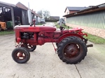 1949 International Farmall Super A with plow oldtimer tractor te koop