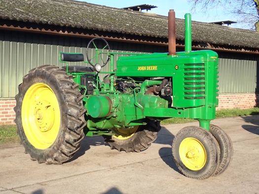 1950 John Deere G  electric start oldtimer tractor te koop