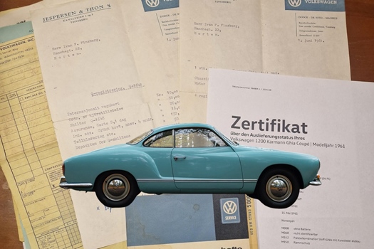 1961 Volkswagen Karmann Ghia oldtimer te koop