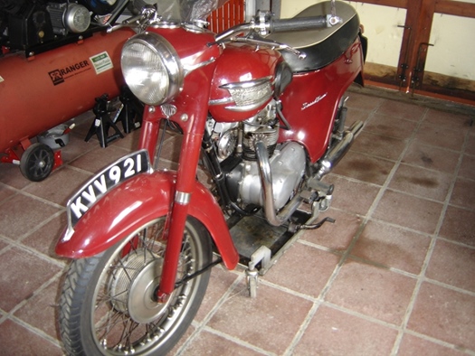 1959 Triumph speed twin bathtub 500 cc. oldtimer motorfiets te koop