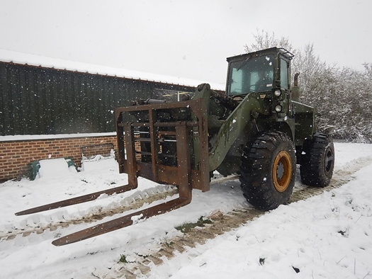 1982 International Hough M10A Rough Terrain Forklift oldtimer tractor te koop