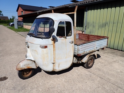 1966 Piaggio APE Model E or AE1T Faro Alto oldtimer motorfiets te koop